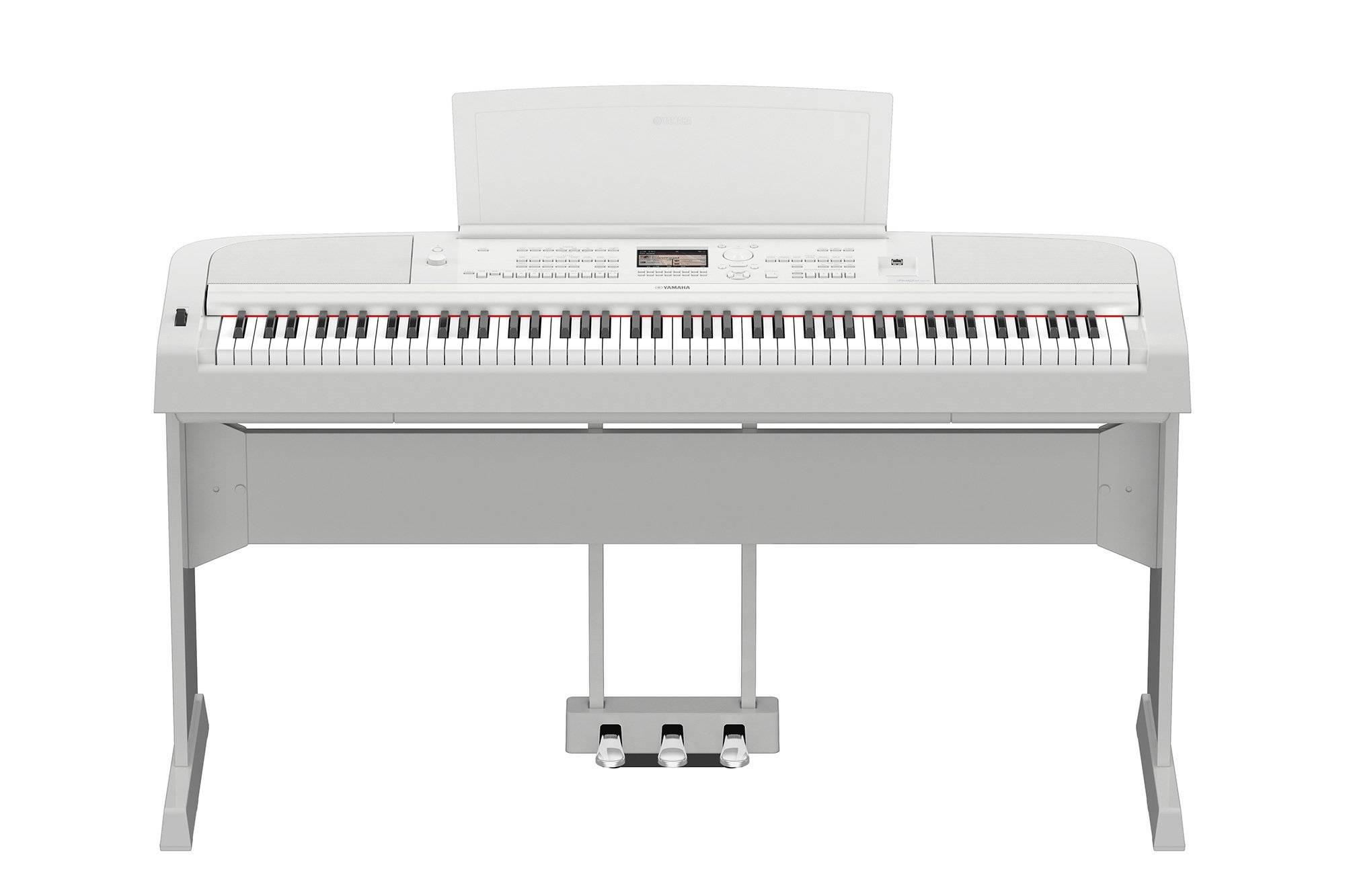 Yamaha DGX-670 88-Keys Portable Grand Digital Piano - White (DGX670 ...