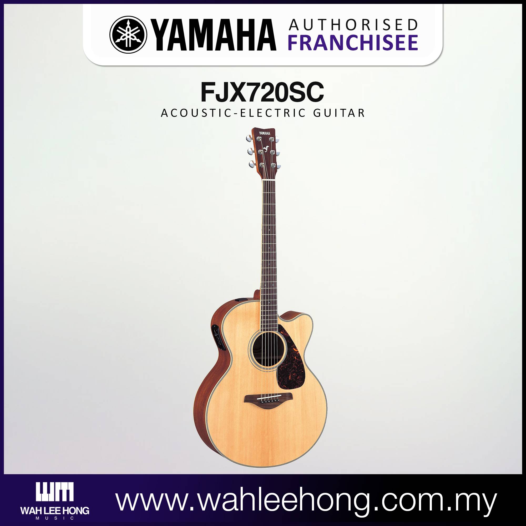 Yamaha FJX720SC Medium Jumbo Acoustic-Electric Guitar - Natural
