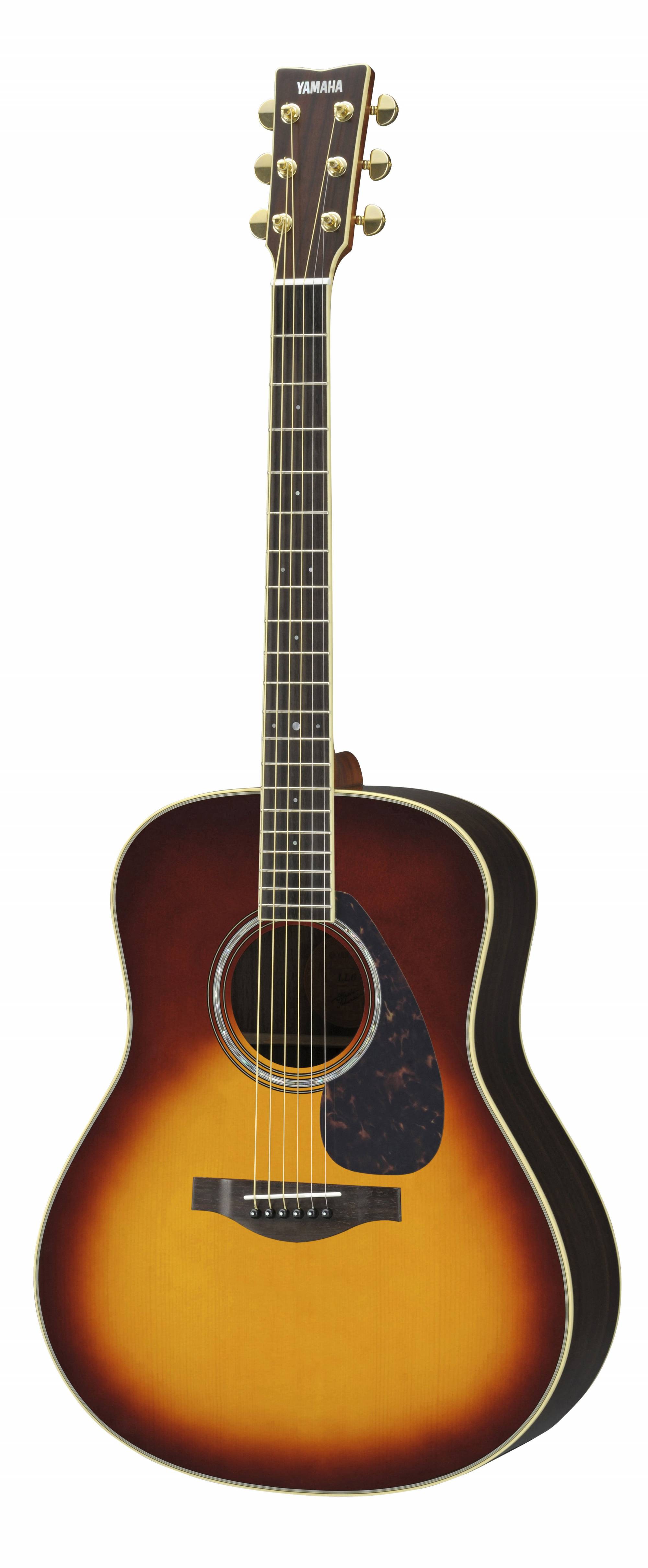 Yamaha LL6 ARE Original Jumbo AcousticElectric Guitar Brown Sunburst